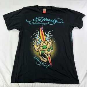 Vintage Rare Ed Hardy Y2K Men's L Nailed Tee by Christian‎ Audigier Made in USA